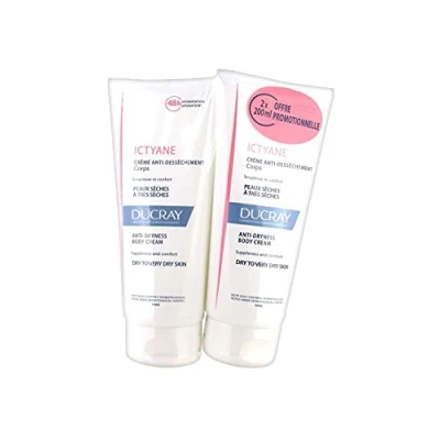 Abbildung von Ducray Ictyane Emollient Nutritive Cream Gesicht und Körper, 2 x 200 ml