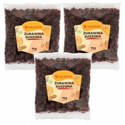 Abbildung von Malinowe Cranberry getrocknet Preiselbeeren gesüßt 3x1kg