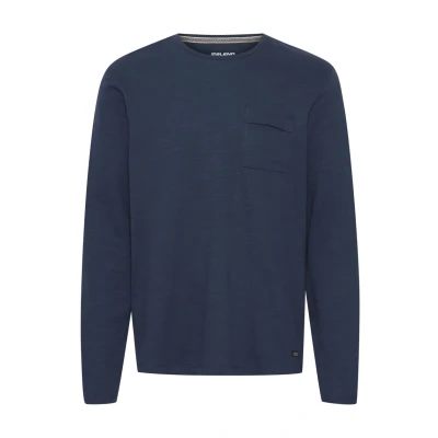 Abbildung von Blend Longsleeve Langarmshirt, Herren, Größe: Large, Dress blues