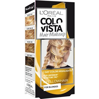 Abbildung von L&#039;OrÃal Paris L&#039;Oréal Colovista Hair Makeup 1 Day Color Highlights 8 yellowhair