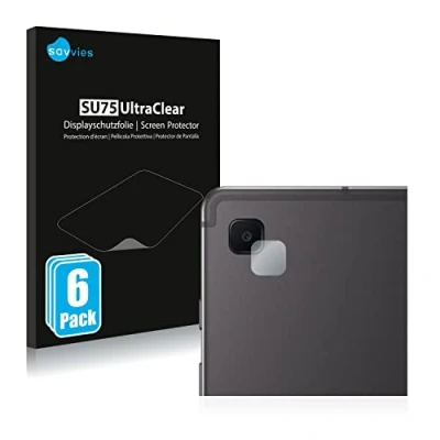 Abbildung von Savvies 6 Stück Schutzfolie für Samsung Galaxy Tab S6 Lite 2020 (NUR Kameraschutz) Displayschutz Folie Ultra Transparent
