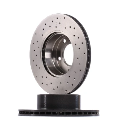Abbildung von BREMBO XTRA LINE 09.6924.1X Bremsscheibe 296 22 5 gelocht/innenbel. beschichtet hochgekohlt mit Schrauben BMW: Limousine, Touring