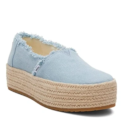 Abbildung von TOMS Damen Valencia Schlupfschuh, Pastellblau, 36.5 EU