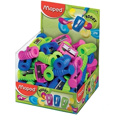 Abbildung von Maped BOOGY 1 Loch Anspitzer Display 75 Stück 63211