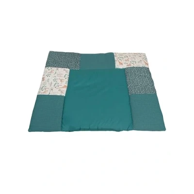 Abbildung von ULLENBOOM ® Wickelauflage 85x75 cm Madagaskar (Made in EU) Wickelunterlage Waschbar und für Unterwegs geeignet, Bezug: 100% OEKO TEX Baumwolle, Wickeltischauflage 75x85