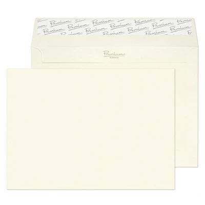 Abbildung von Blake Premium Business 39455 Briefumschläge Haftklebung Hoch Weiß Laid C5 162 x 229 mm 120 g/m² 50 Stück