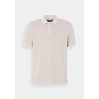 Abbildung von Marc O&#039;Polo Short Sleeve Slits AT HEM Poloshirt, Herren, Größe: 3XL, Gray silk
