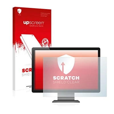 Abbildung von upscreen 27&quot; Schutzfolie für 27,0 Zoll Standardgrößen (68.6 cm) [598 x 336 mm, 16:9] Kristallklar, Kratzschutz, Anti Fingerprint
