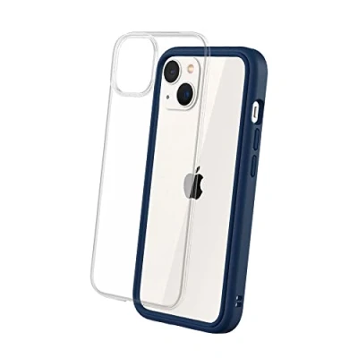 Abbildung von RhinoShield Modulares Case kompatibel mit [iPhone 13] Mod NX Anpassbare &amp; stoßdämpfende Schutzhülle im schlanken Design 3.5 Meter Fallschutz Marineblau