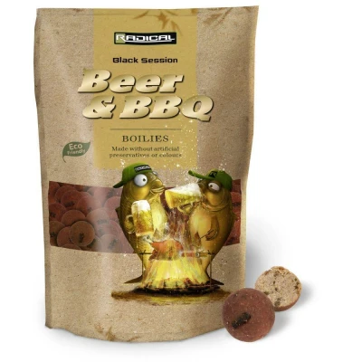Abbildung von Radical Qualitäts Beer &amp; BBQ Ø 20mm Boilies Angelköder Karpfenangeln Karpfen Zubehör, Braun