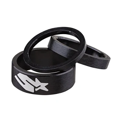 Abbildung von Spank Headset Spacer kit 3pcs/Set Vorbauten, Black, One Size