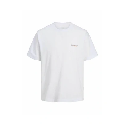 Abbildung von Jack &amp; Jones PLUS SIZE RÜCKEN Tshirt print, Herren, Größe: 5XL, Bright white