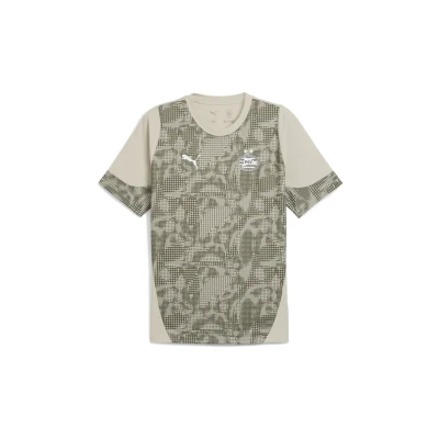 Abbildung von Puma PSV Eindhoven Trainingstrikot Herren Mit Print Desert Dust/Loden Green Größe: S
