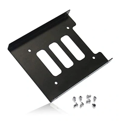 Abbildung von Q89 Einbaurahmen 2,5&quot; auf 3,5&quot; SSD/HDD Adapterhalterung für Festplatten, ideal 1 SSD/HDD, Stabiler Wechselrahmen einfachen Einbau