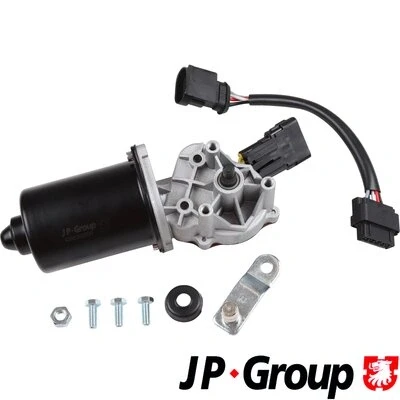 Abbildung von JP GROUP 4398200200 Scheibenwischermotor 12 vorne für Linkslenker RENAULT: CLIO 2