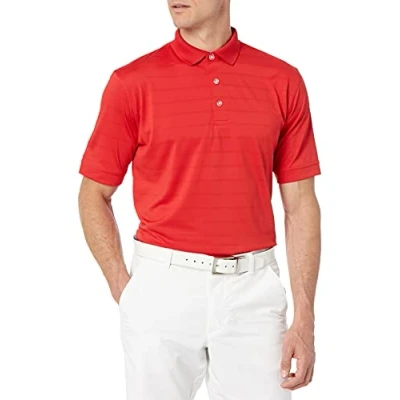 Abbildung von Callaway Opti Dri™ Performance Golf Poloshirt für Herren, kurzärmelig, Größe S 4X Big &amp; Tall, Salsa, Groß