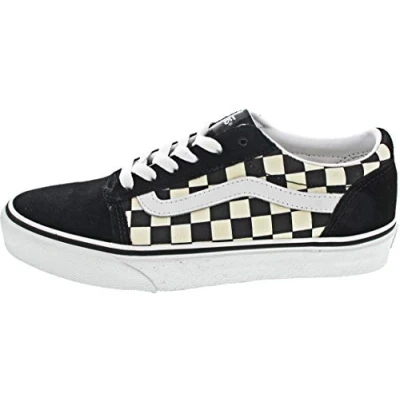 Abbildung von Vans Damen Ward Sneaker, (Checkerboard) Black/White, 38 EU