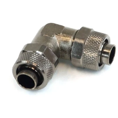Abbildung von Schraub Verbinder l stück Schlauch für 13/10 mm Black Nickel