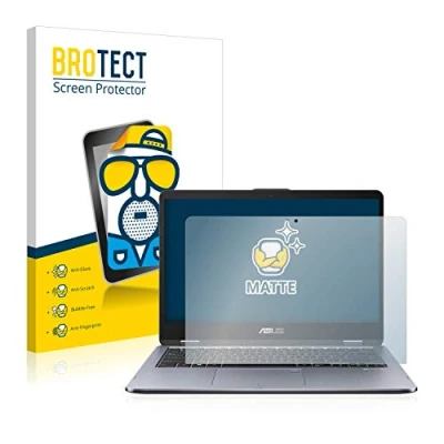 Abbildung von BROTECT Entspiegelungs Schutzfolie für ASUS VivoBook Flip 14 TP410UA Matte Displayschutz Folie, Anti Reflex, Fingerprint