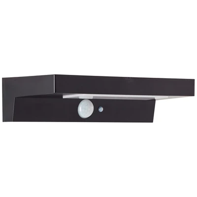 Abbildung von Brilliant LED Außen Wandleuchte &quot;Barker&quot;, Außenwandleuchte, Solar, 21 cm, 430 lm, 4000 K, schwarz