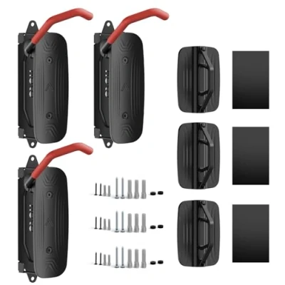 Abbildung von HOKO VELO 30 3er set Fahrradhalterung Wandmontage mit Hinterrad Halterung Seitlich schwenkbar, platzsparend &amp; stabil, perfekt als Geschenk Belastbar bis kg für Mountainbike, Rennrad Stadtrad
