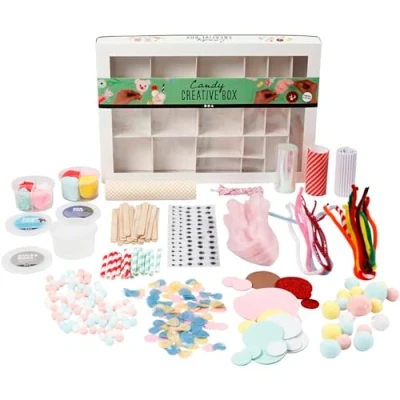 Abbildung von Creativ Company Kreativbox Bastelset Süßigkeiten