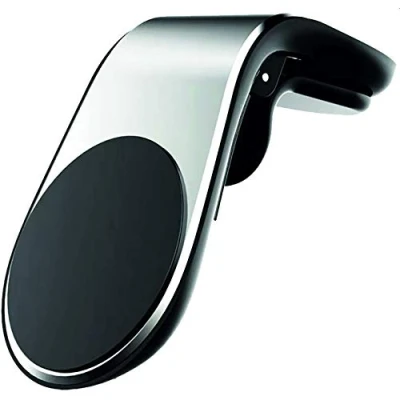 Abbildung von Universal Smartphone Halterung CarClip Magnet KFZ zur Montage im Lüftungsschlitz Silber