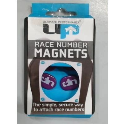 Abbildung von Ultimate Performance Race Number Magnets Magnete für die Rückenstütze, Unisex, Erwachsene, Lila, Einheitsgröße
