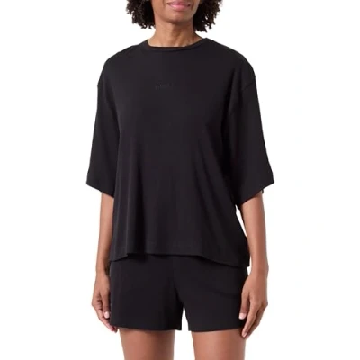 Abbildung von BOSS Pyjama &quot;Betty Short Set&quot;, (Set, 2 tlg.), mit Stickerei