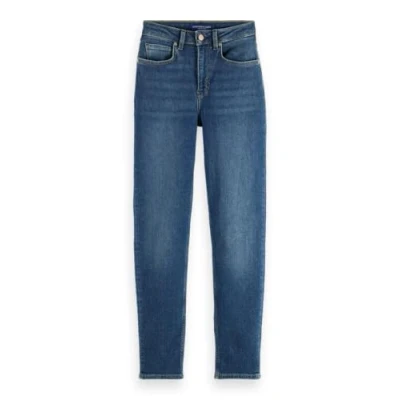 Abbildung von Scotch &amp; Soda Damen Core High Five Super Stretch Slim Classic Blue Jeans, Blue, 28W / 30L EU