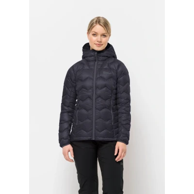Abbildung von Jack Wolfskin Alpspitze Hoody Daunenjacke, Damen, Größe: Small, Graphite