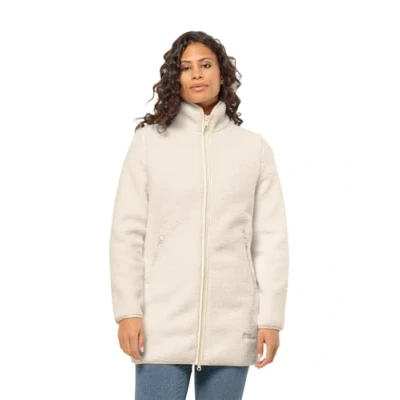 Abbildung von Jack Wolfskin HIGH CURL W Fleecejacke, Damen, Größe: Medium, Panna cotta