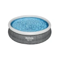 Abbildung von Kinder Schwimmen Pool Rattan Design Mit Kartuschenfilter Fast Set light orange