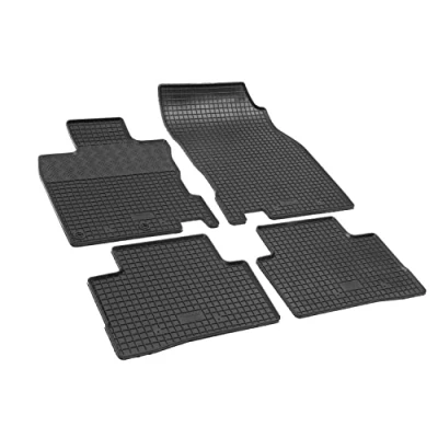 Abbildung von Fußmatten kompatibel mit Nissan Qashqai 2014 2021 Gummi Auto 100% passgenaue Gummimatten Automatten Antirutsch Schwarz