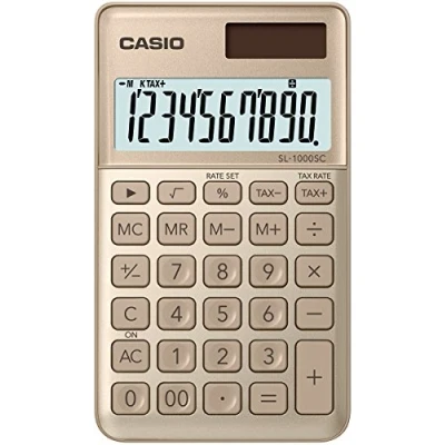 Abbildung von CASIO Taschenrechner SL 1000SC gold