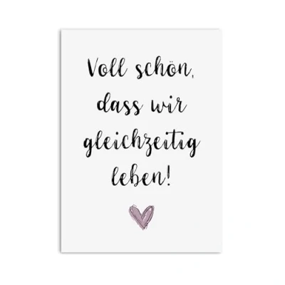 Abbildung von Nastami Postkarte Geschenk Freundin Du bist toll (gleichzeitig leben)