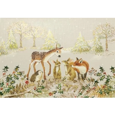 Abbildung von Furry Friends Small Holiday Cards