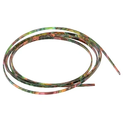 Abbildung von Musiclily 1650x3x1,5mm Kunststoff Binding für Akustische Klassische Gitarre, Green Pearl