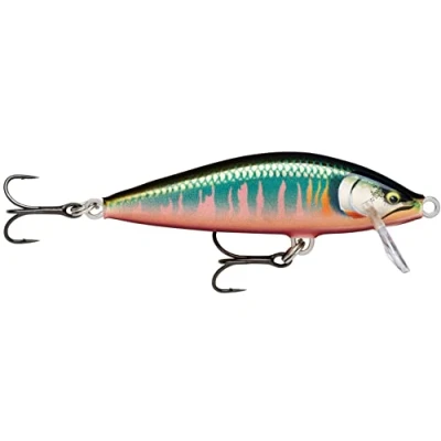 Abbildung von Rapala Angelköder Countdown Elite Angelzubehör aus Balsaholz Süßwasser Spinnköder Sinkend Lauftiefe: 1,2m Größe: 7,5cm / 10g Hergestellt in Estland Gilded Oikawa