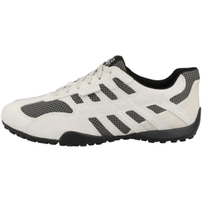 Abbildung von Geox Snake Original Sneaker low, Herren, Größe: 40, Off white/grey Schuhe