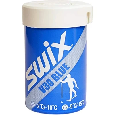 Abbildung von Swix entspr. 13,13 Euro/100g Verpackung: 45g Steigwachs Classic Grip V40 blau extra