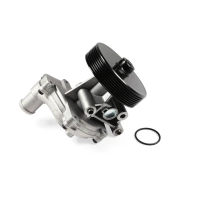 Abbildung von HEPU P262 Wasserpumpe mit Dichtung mechanisch Gehäuse, 2 teiliges Gehäuse für Keilrippenriementrieb FORD: Ranger Mk3, Transit Mk6 Kastenwagen