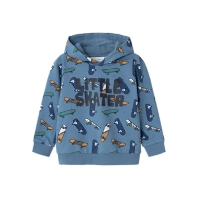 Abbildung von Name it Nmmkuno Kapuzenpullover für Kinder, Größe: 104, Coronet blue