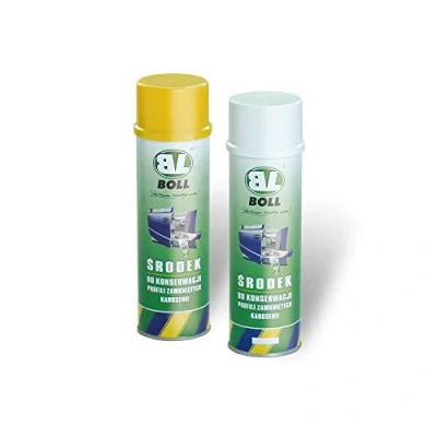 Abbildung von Boll 500ml Spray Unterbodenschutz Konservierung Hohlraumversiegelung Wachsbasis Farbe: weiß 0010102