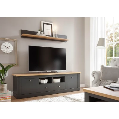 Abbildung von Home affaire Wohnwand &quot;Westminster&quot;, (Set, 2 St.), im romantischen Landhausstil