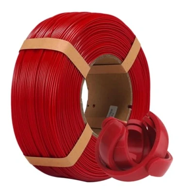 Abbildung von eSUN PLA+ Refill Filament 1.75mm, PLA Plus Spoolless 3D Druck Filament, Maßgenauigkeit +/ 0.03mm, 1KG (2.2 LBS) für Drucker, Feuerrot