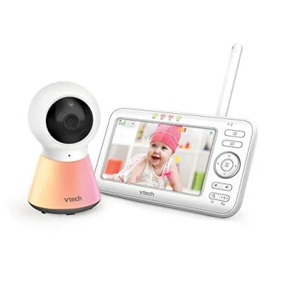 Abbildung von VTech BM5254 Indoor Video Babyphone Color Night Light 720p Display 5 Zoll Nachtlicht und Wiegenlieder Version FR