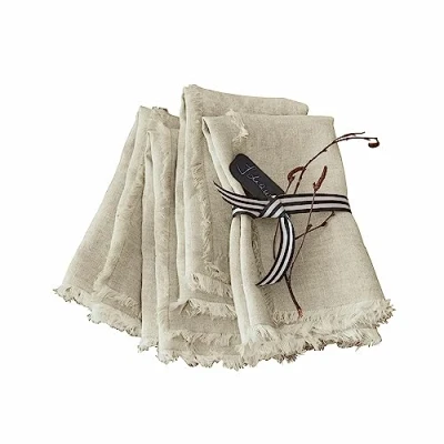 Abbildung von Mirabeau Stoffserviette Serviette 4er Set Largo leinen