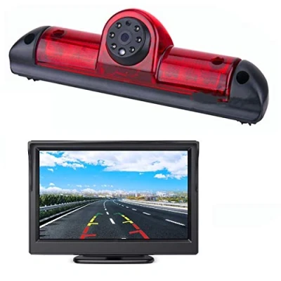 Abbildung von Misayaee Auto Dritte Dach Top Mount Bremsleuchte Kamera (E9) Bremslicht Rückfahrkamera für Jumper III DUCATO X250 Boxer +4.3&quot; Zoll DVD Monitor TFT Bildschirm LKW KFZ LCD Display