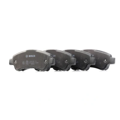 Abbildung von BOSCH 0 986 494 110 Bremsbelagsatz Low Metallic mit Anti Quietsch Blech, Montageanleitung PEUGEOT: Boxer Kastenwagen, Pritsche/Fahrgestell